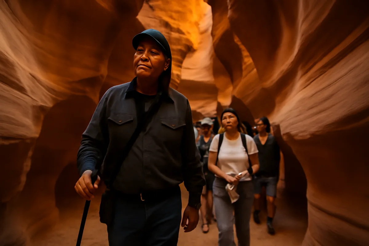 Que faut‑il savoir d’emblée sur Antelope Canyon et l’accès ? — Antelope Canyon se trouve sur des terres de la nation navajo et toutes les visites sont encadrées par un guide navajo. Les sections les plus fréquentées sont habituellement regroupées en