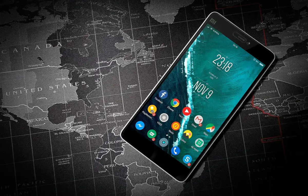 Vérification d'un panchang ou d'une application de calendrier hindou sur un smartphone