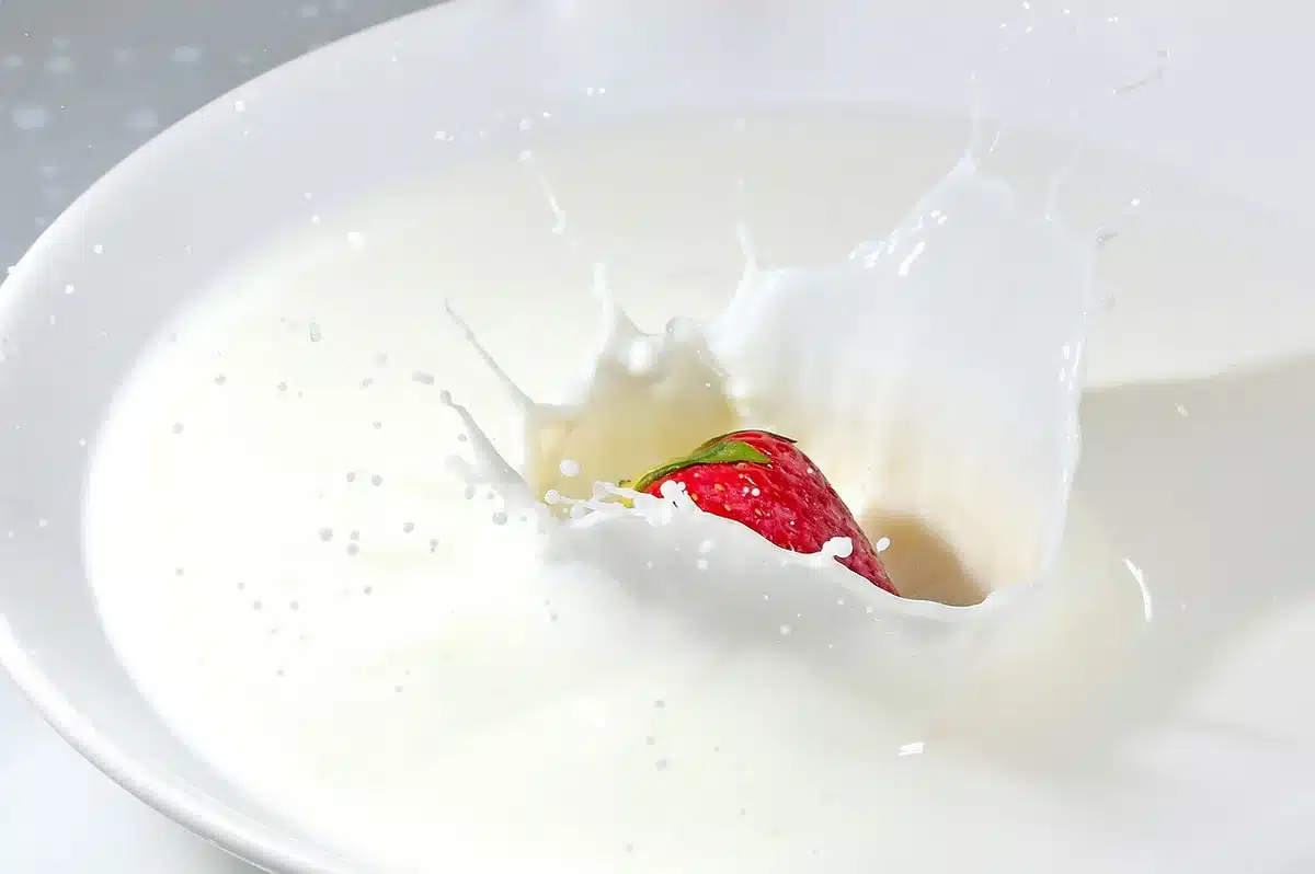 Plateau d'offrandes avec fruits, lait et miel pour le bhog