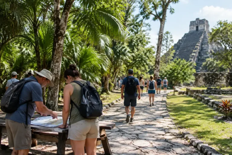Visiter les ruines mayas de Tikal au Guatemala : guide pratique avec carte